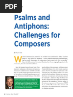 Psalms and Antiphons