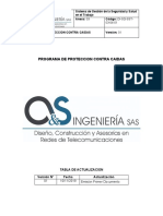 Programa de Proteccion Contra Caidas