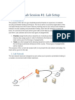 CKDF110-Lab Session #1: Lab Setup: 1. Preliminaries