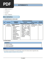 5° Grado - Actividad Del Dia 14 de Junio