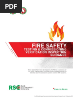 Fire Safety Testing and Commissioning Verification Inspection Guidance