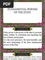 Fundmental Powers of The State