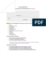 TEXTO ARGUMENTATIVO (Datos Esenciales)