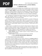 TEMA 30. - Música Profana en La Edad Media.