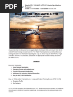 King Air 350 / 350i AATD & FTD L5 Technical Specifications Document