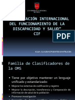 Clasificacion Internacional Del Funcionamiento de La Discapacidad