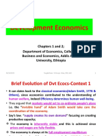 Dvielopmetal Economics Chap 1 & 2 Students