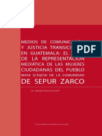 Medios de Comunicación y Caso Sepur Zarco. Guatemala