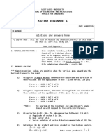 Midterm Assignment 1: Solutions and Answers Here