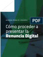 Manual de Uso de EDi para Trámite Renuncia Digital