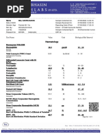 Test Name Value Unit Biological Ref Interval