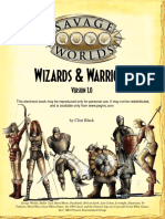 Savage Worlds - Wizards & Warriors (v.1.0)