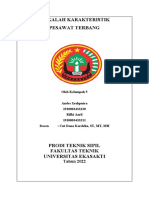 Kelompok 5 Makalah Karakteristik Pesawat Terbang