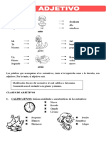 El Adjetivo y Su Clasificación