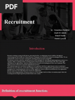 Recruitment: By: Soundouss Belekbir Zineb El Akkati Manal Nasihi Mehdi Lyazidi