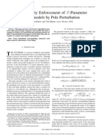 Fast Passivity Enforcement of S-Parameter Macromodels by Pole Perturbation