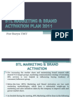 BTL Marketing & Brand Activation Plan 2011