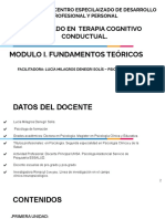 Módulo 1 - Psicoterápia Cognitivo Conductual