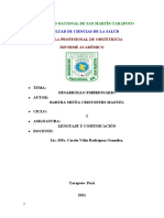 Informe Académico 1.1 (Embriología)