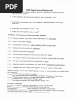 Dna Replication Worksheet 1