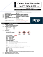 Carbon Steel Electrodes: Safety Data Sheet