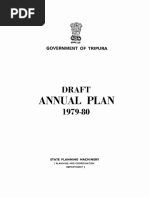 Govt of Tripura - Draft Annual Plan 1979-80