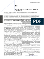 Clinical - Liver: Simple Noninvasive Systems Predict Long-Term Outcomes of Patients With Nonalcoholic Fatty Liver Disease