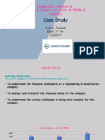 Case Study: Comparative Analysis of Larsen & Toubro Ltd. With Its Peers & Industry