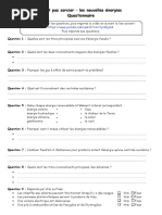 Questionnaire - C Est Pas Sorcier - Les Nouvelles Energies - Sans Correction