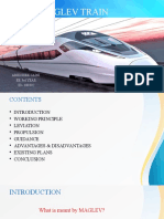 Maglev Train: Abhishek Saini Ee 3Rd Year ID-180302