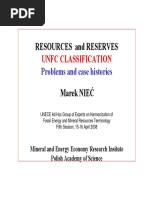 RESOURCES AND RESERVES Unfc CLASSIFICATION