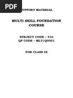 416 Multiskill Foundation IX