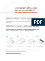 Exigencias Acústicas para Edificaciones de Uso Habitacional Según La OGUC