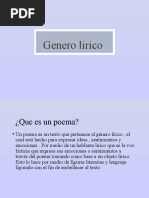 Genero Lirico