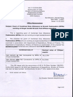 Combined Duty Allowance To BPM 01-02-2022