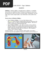 CASE STUDY - Type 2 Diabetes