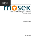 MOSEKModeling Cookbook