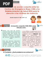 Protocolo de Acción Conjunta Entre Centros de Emergencia Mujer y Establecimientos de Salud.