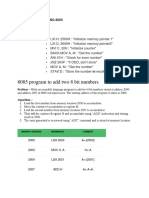 8085 Program To Add Two 8 Bit Numbers: Programming Using 8085 Simple Examples Program