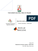 P2 Simulación de Sistemas Continuos