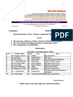 MSME - Committee On Petition - Community Policing As Scouting For International Day On Non Violence