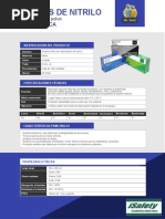 Ficha Tecnica Nitrilo MR Snail
