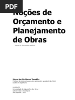 Noções de Orçamento e Planejamento de Obras - 2010