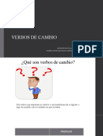 Verbos de Cambio Ejemplos