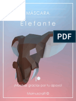 Máscara Elefante