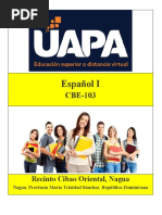 Cbe-103 Unidad Vii. La Oración. Clases y Estructura.