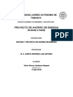 Proyecto de Ahorro de Energia