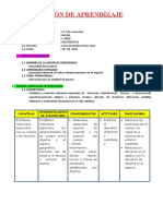 Sesion de Aprendizaje Nociones Espaciales