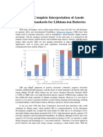 NO.1 The Most Complete Interpretation of Anode Materials Standards For Lithium-Ion Batteries