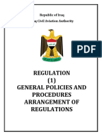 ICAR No.1 GENERAL POLICIES AND PROCEDURES ARRANGEMENT OF REGULATIONS